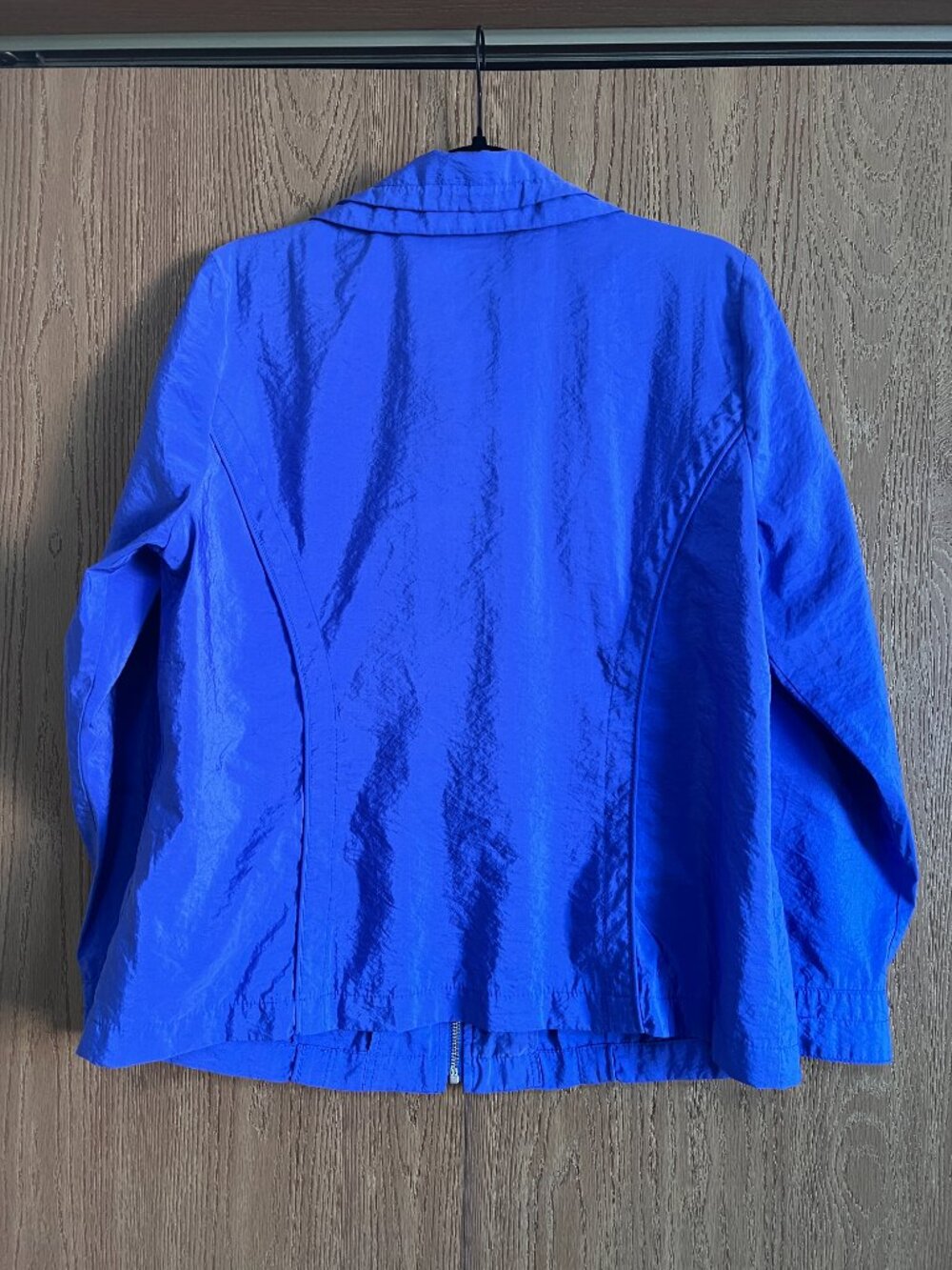 Chico's Zenergy Blue Lightweight Zip-Up Jacket - Picture 6 of 7